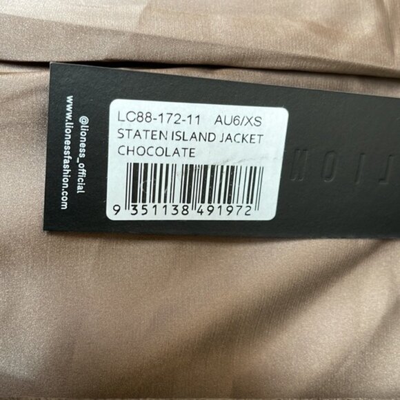 Lioness Staten Island Jacket Chocolate - Picture 2 of 3